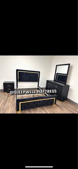Queen size bed room set  (4 pcs set)