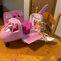 Barbie Airplane Passport Glamour Vacation Jet - Pink Airplane