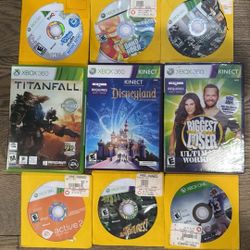 Lot of 9x  xbox 360 games - Titanfall - Crysis  - Band Hero 