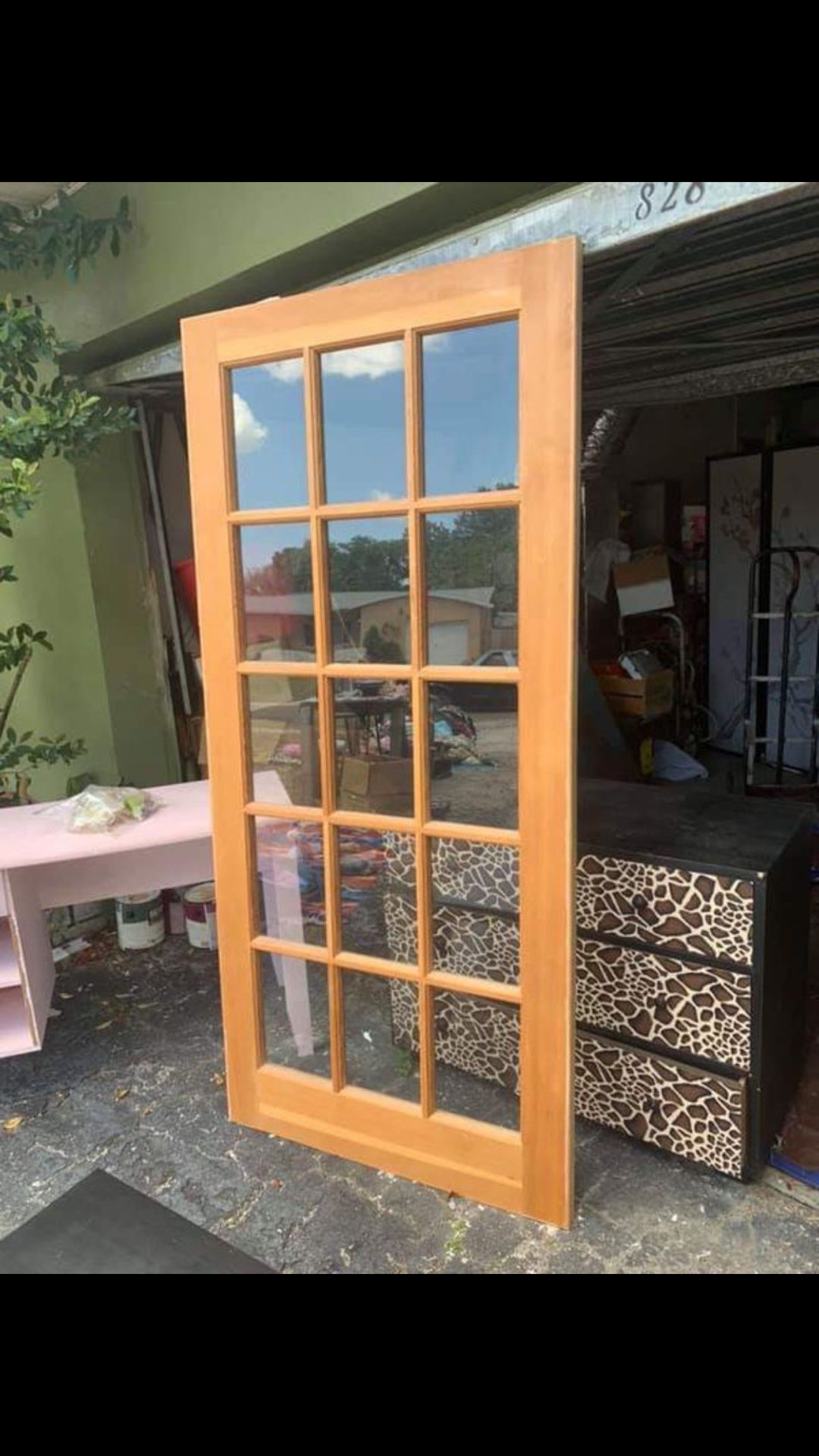 Rogue Valley French Door 77.5” x 36” Good Condition, only there’s a few screw holes in doors We have two doors available $100 each