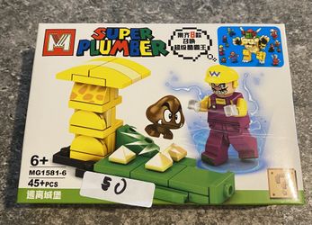 Japan Legos Super Mario Bros Super Plumber , New in box !