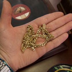 10k Yellow Gold 6.5mm 24'' Cuban Necklace