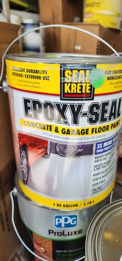 Epoxy - Seal Concrete & Garage Floor Paint 
