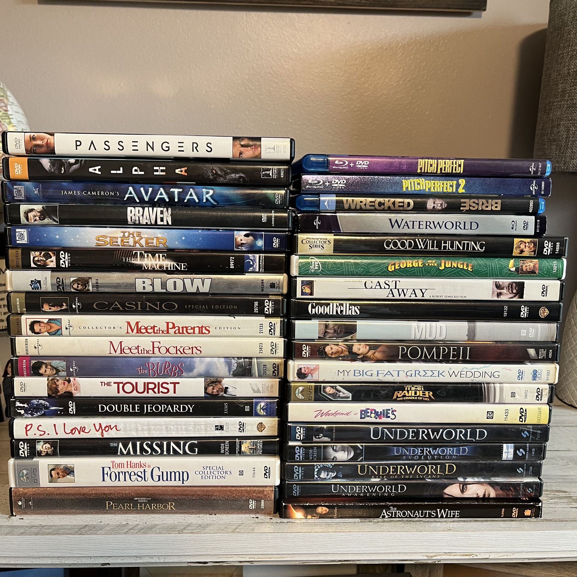 DVD & Blu-Ray Movies Mixed Lot