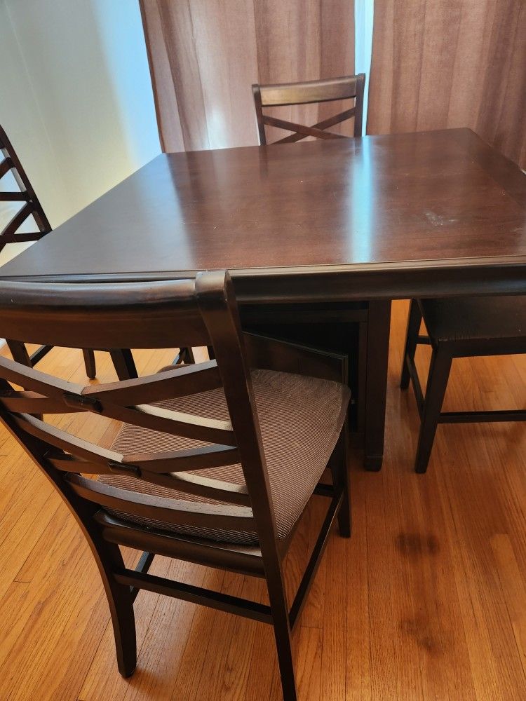 Dark Brown Kitchen Table Set for Sale in Chicago, IL OfferUp