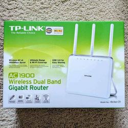 TP-Link AC1900 Archer C9 beamforming dual band Gigabit smart wireless WiFi internet router