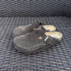 Kith x Birkenstock Boston Braided Mocha Size 9 Men’s 41 EU Size Barely Worn