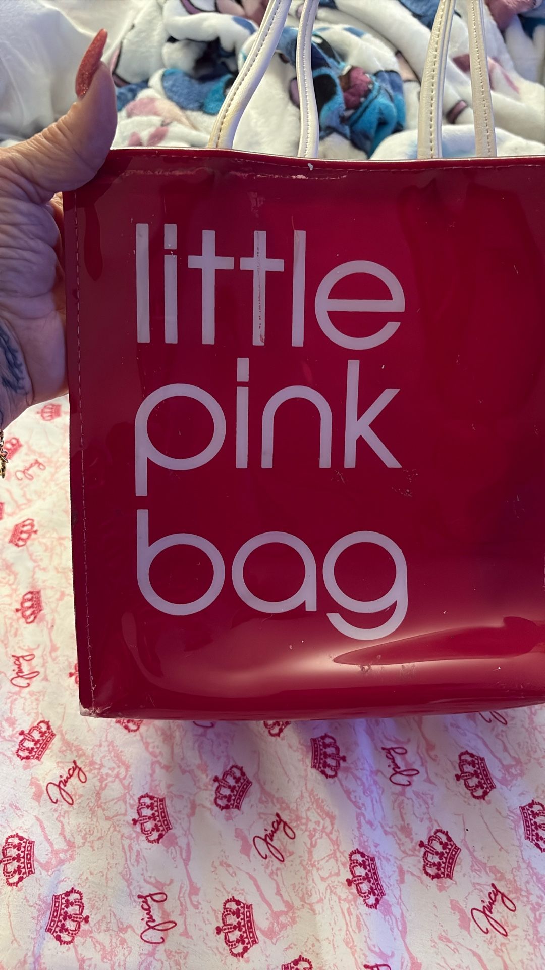 Bloomingdale’s Pink Plastic Bag
