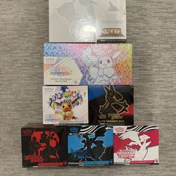 Pokémon ETB’s & Premium Collection Boxes