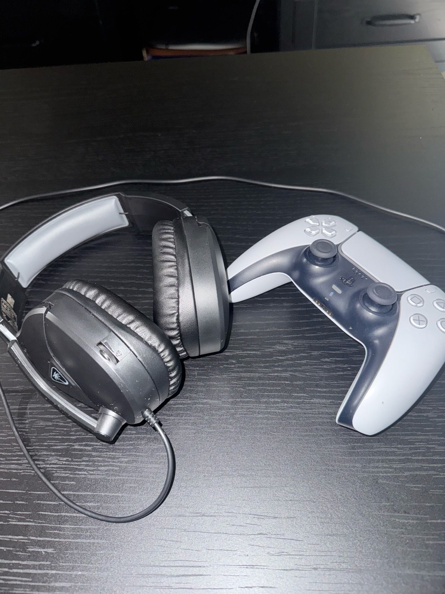 PS5 Controller and Turtle Beach Headset