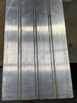 1/4” thick aluminum flat bar