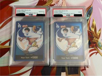 PSA Graded 10 and 9 One Piece Dodgers Don!!