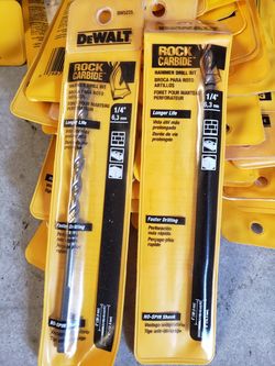 1/4 DeWalt Rock Carbide bit