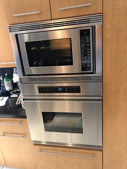 Microwave and oven