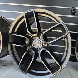 20inch Dodge staggered wheels and tire for sale 5×115