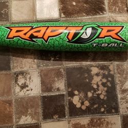 Official Tball Bat. Raptor 26 inches Drop 12