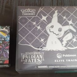 Pokemon Center Paldean Fates ETB & Booster Bundle Set