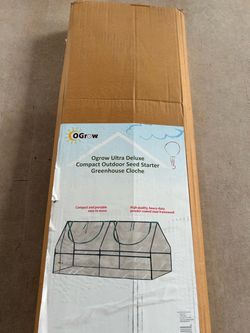 **NEW IN BOX**Deluxe Compact Outdoor Greenhouse, steel frame, No tools required, 71”W x 36”H x 36”D