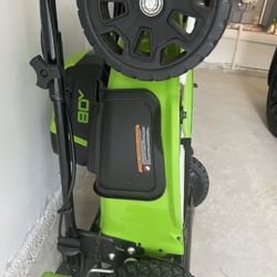 Green Works Lawn Mover & Blower