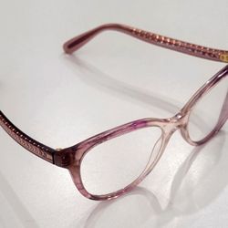 COACH NEW YORK Women's Eyeglasses Frame Transparent Pink Ombré 