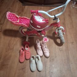 Girls Bike And Shoe Bundle