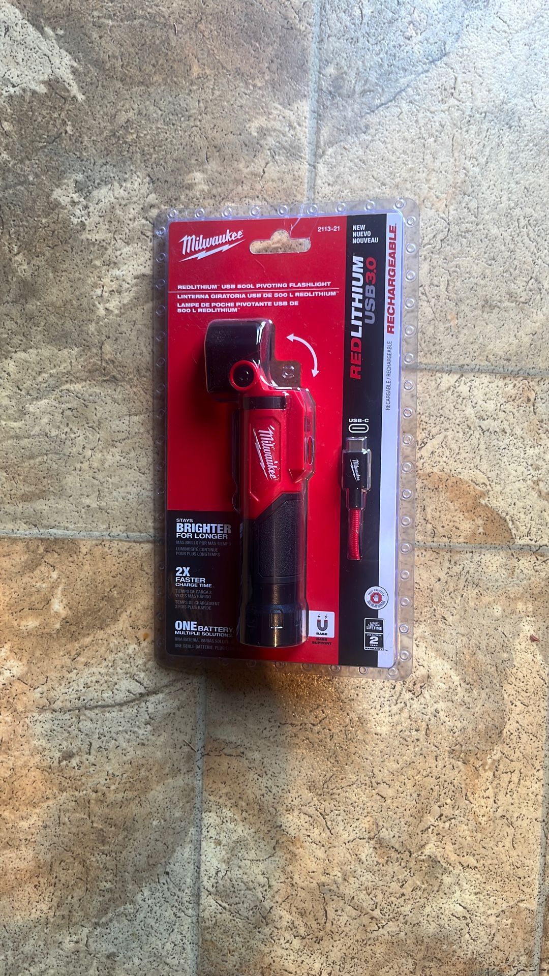 Milwaukee Pivoting Flashlight