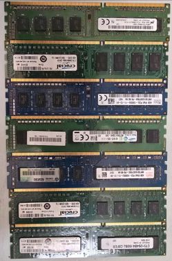 4gb sticks desktop RAM - DDR3/PC3