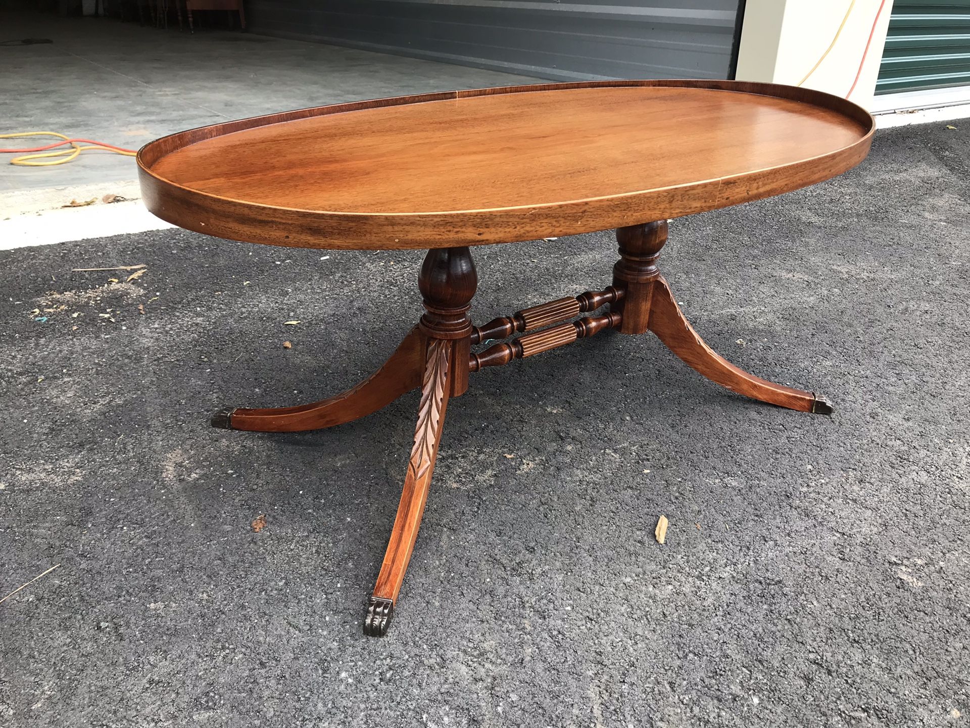 Antique Duncan Phyfe Style Coffee Table