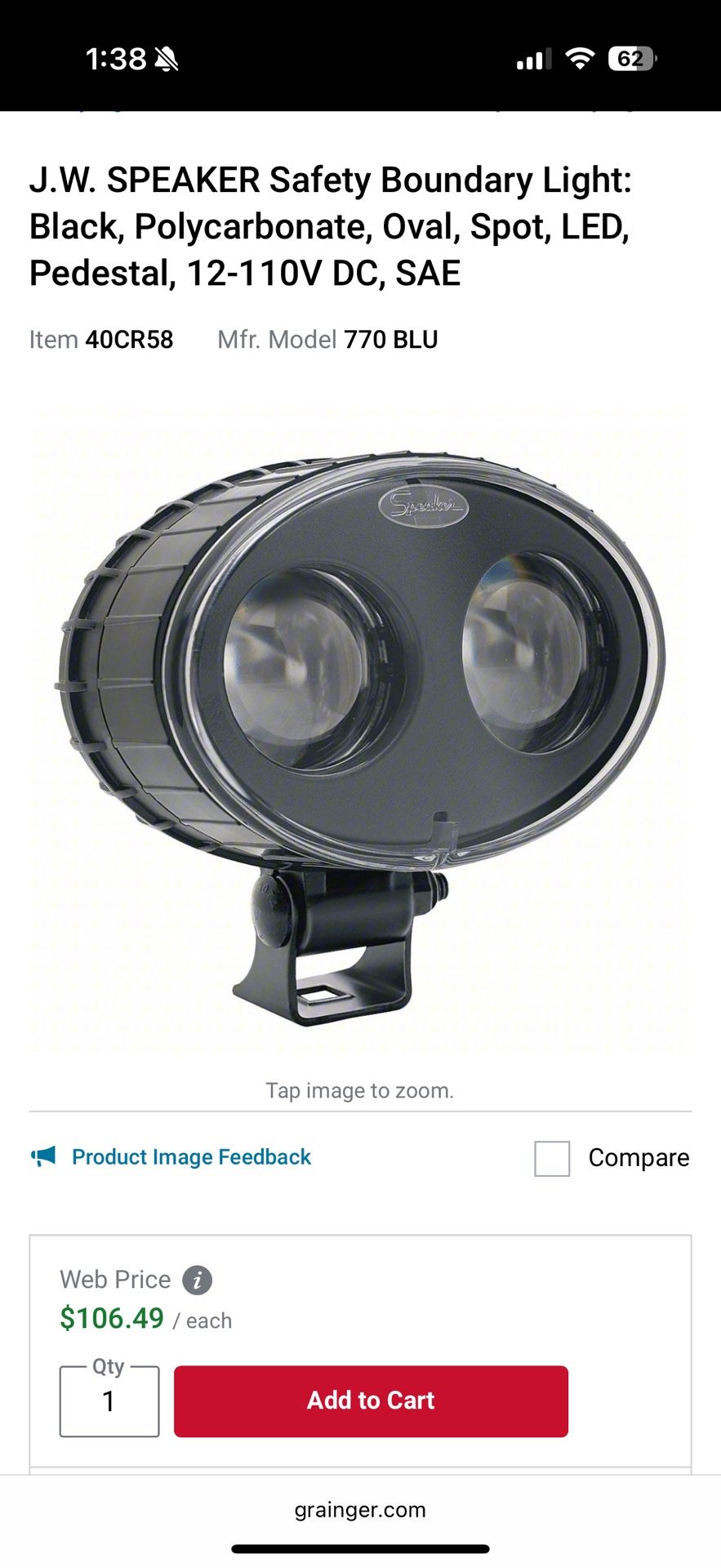 Safety Blue Lights For Forklift