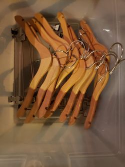 Wooden Pant Hangers 10