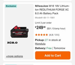 Brand new battery 8.0-12.0