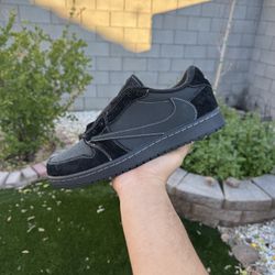 Jordan 1 Travis Scott Low Black Phantom (Read Description) 