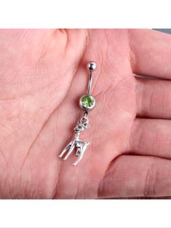 Reindeer belly ring