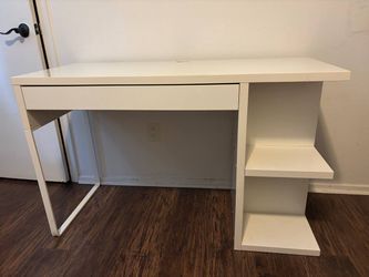 Ikea white computer pc desk