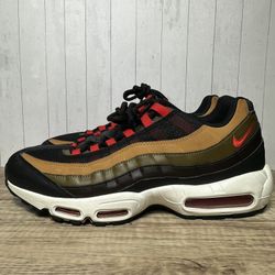 Nike Air Max 95 Essential Yukon Brown University Red CT1805 200 SZ 13 Rare Color