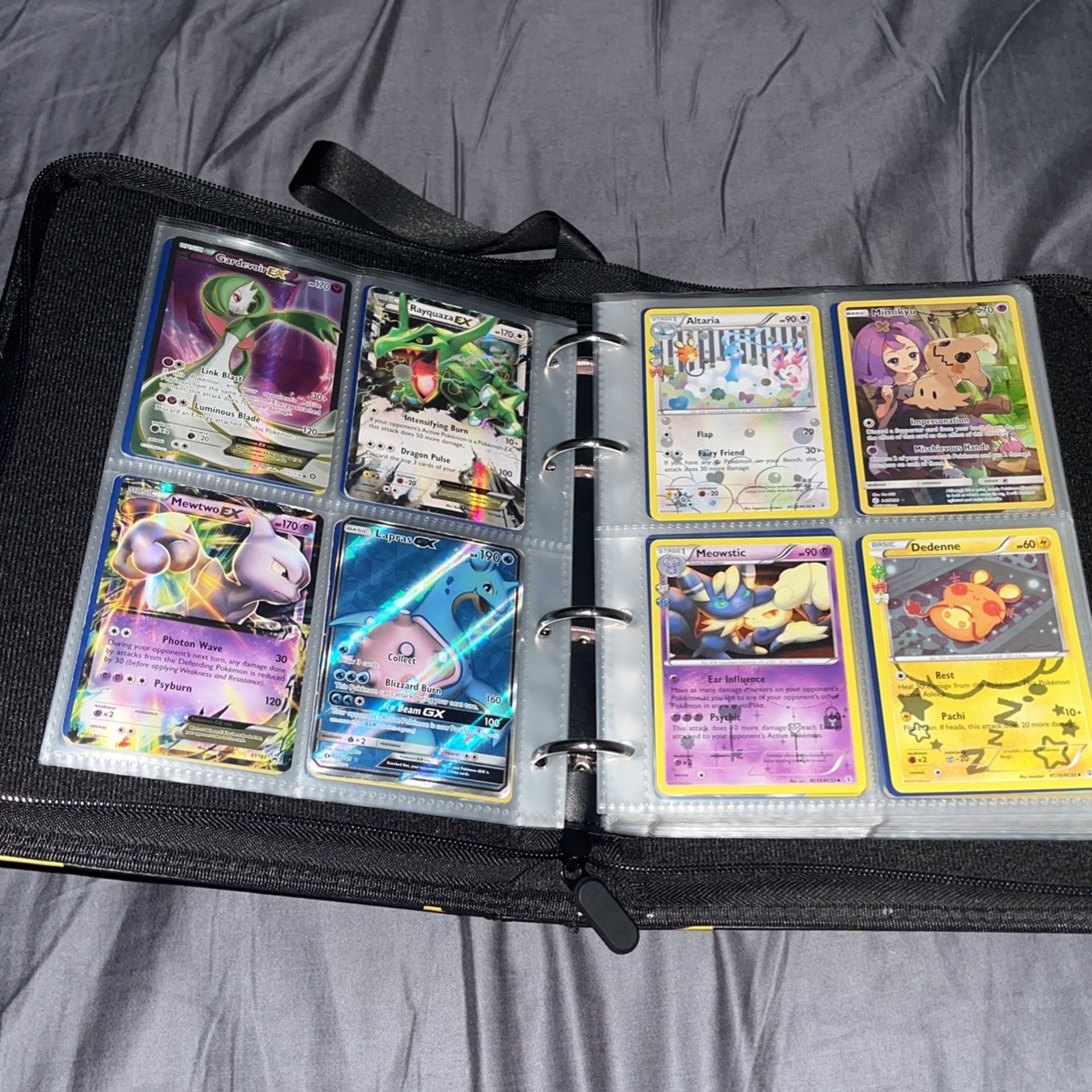 pokemon binder full of rare cards Pokemon Binder Card Lot 20 OFFICIAL Cards + ULTRA RARE EX GX V VMAX Full Art