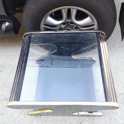 Glass End Table