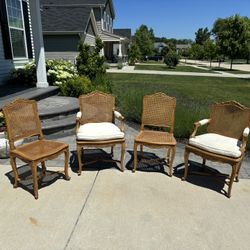 Wood Cane Chairs