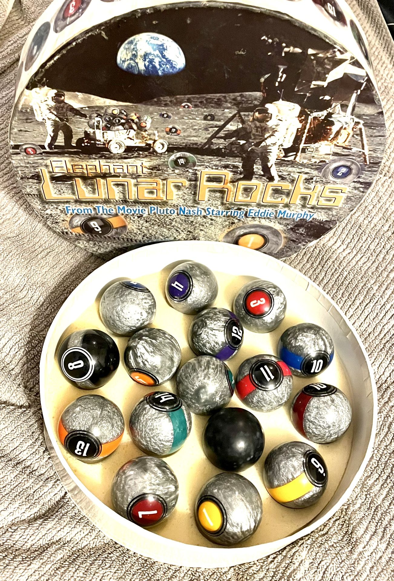 Lunar Rocks Pool/Billiard Balls