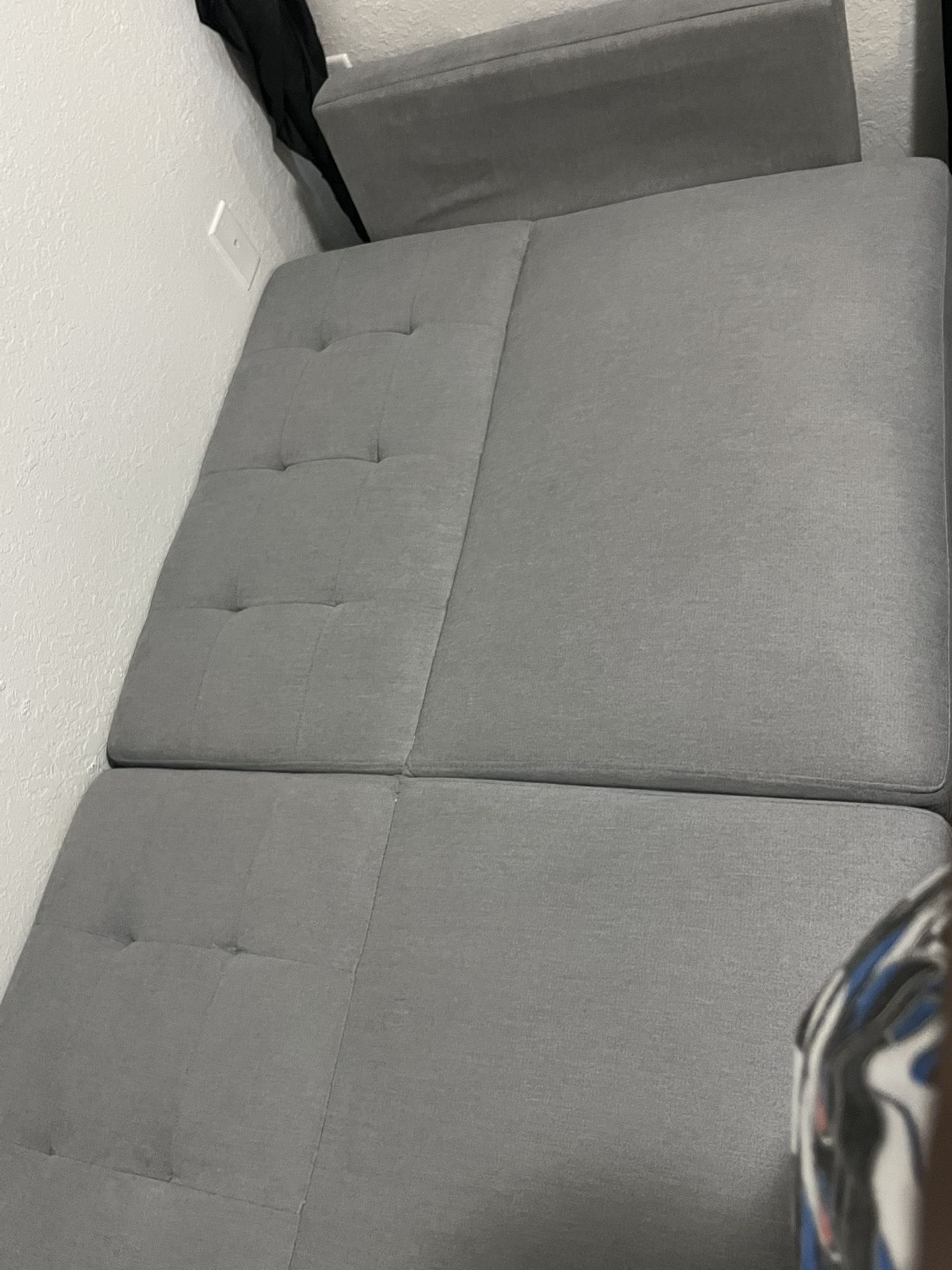 Gray Futon Sofa Bed