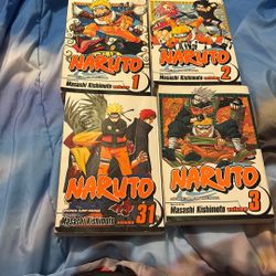Naruto Manga Vol 1 , 2 , 3 And 31