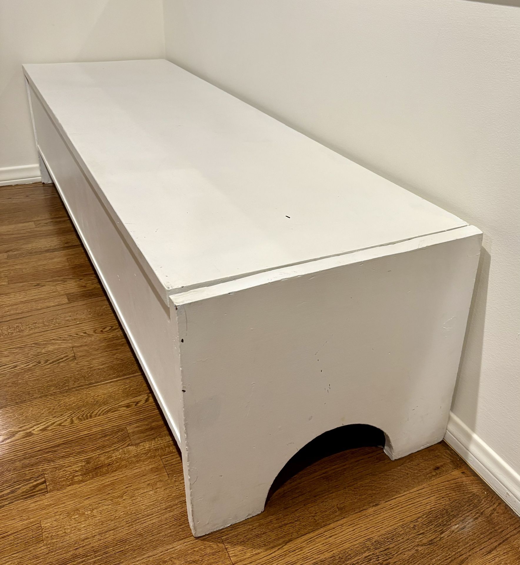 Solid Wood Storage Bench