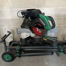 Hitachi Chop Saw For Sale 12” Dual Bevel Laser