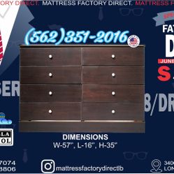 Eight Drawer Dresser Brown Chest Cajonera Nueva 