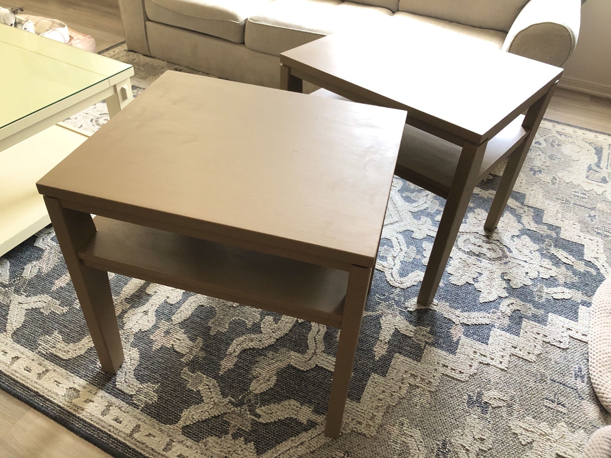 Solid Wood End Tables