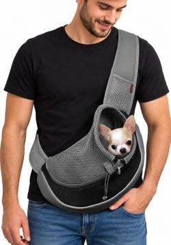 Pet Sling Carrier for Small Dogs Cats Puppy Crossbody Bag Carrier