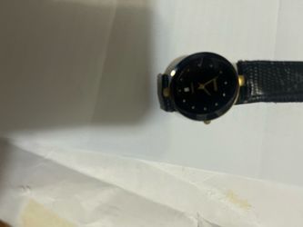 Black and Gold Dress Watch
