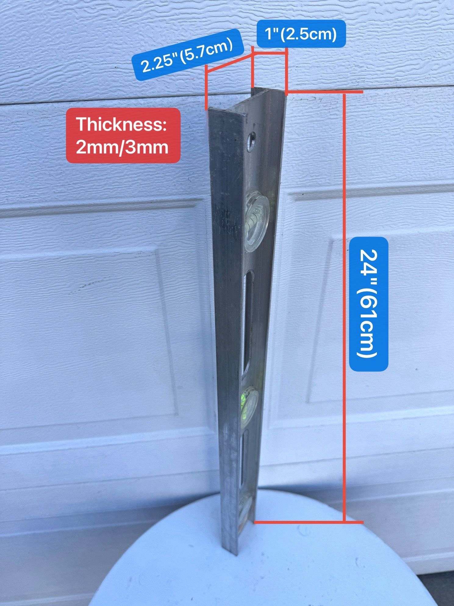 24"EXACT brand aluminum level