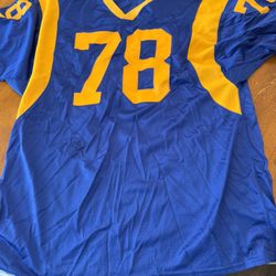 Los Angeles Rams Jackie Slater OL #78 Autograph 
