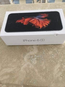iPhone 6s empty box